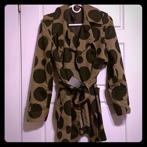 Black sported rain jacket